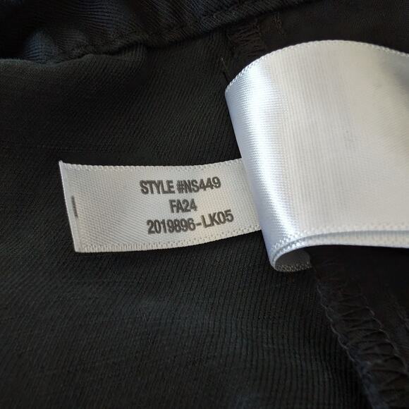 Madewell Black Slouchy Straight Mid-rise Pants in Drapey Twill, size 14 T - Picture 8 of 9